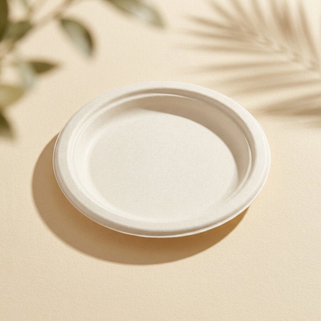 Bagasse Teller rund
